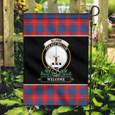 Clan Blane Tartan Crest Garden Flag  - Welcome  HC20 Clan Blane Tartan Today